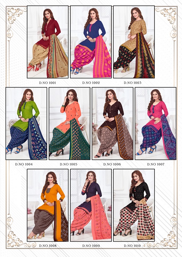 Madhav Patiyala Kudi 1 Latest Designer Regular Wear Pure Cotton Readymade Collection